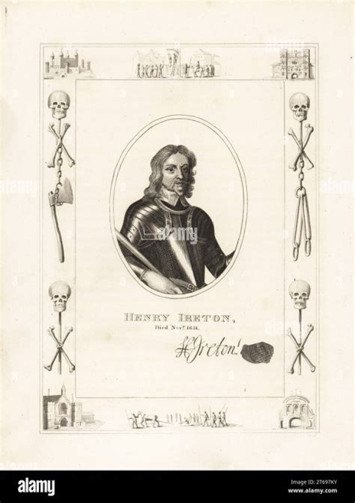 How did henry ireton die?