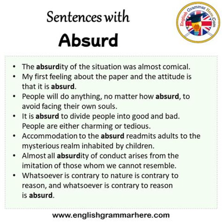 Is absurdity a real word?
