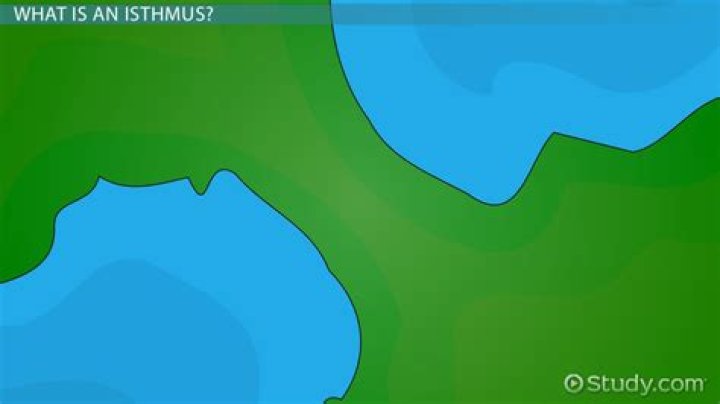 Is isthmus a landform?