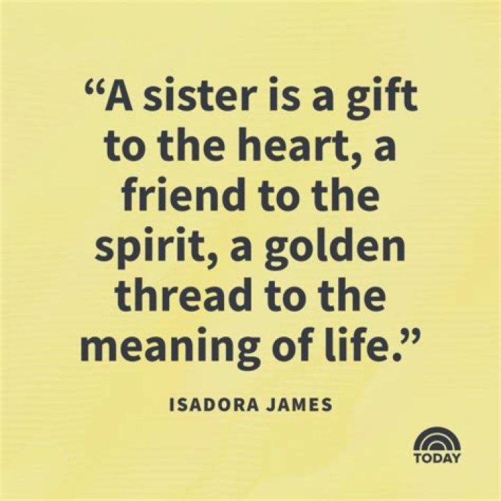 What makes a good sister?