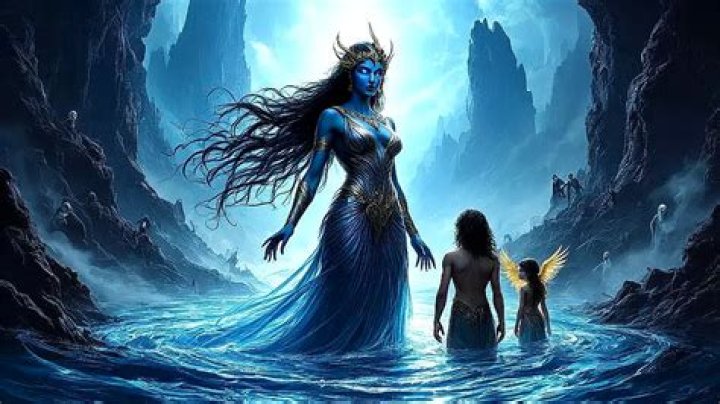 Who is the river goddess?