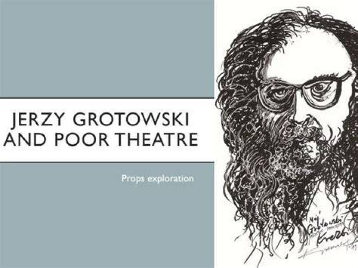 Why did grotowski create poor theatre?